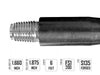 Vermeer D7x11 and D9x13 Compatible Drill Pipe 6ft FS1 200