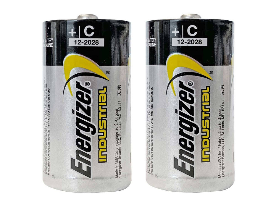 Digitrak Energizer Industrial C Size Alkaline Battery 2 Pack